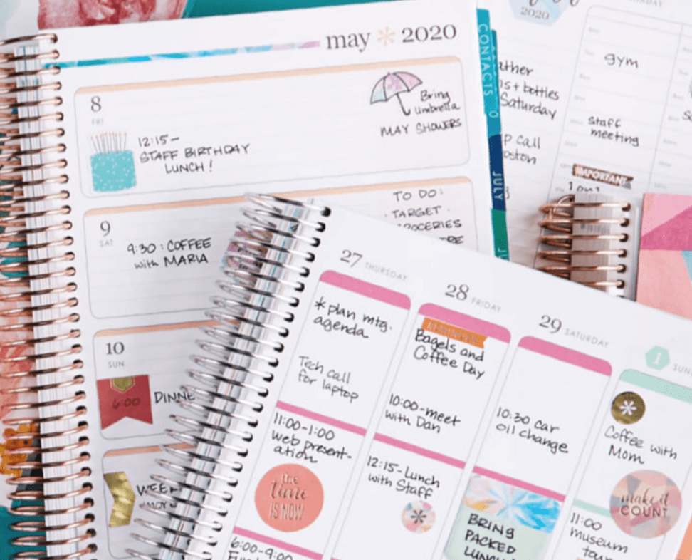 business planning diary