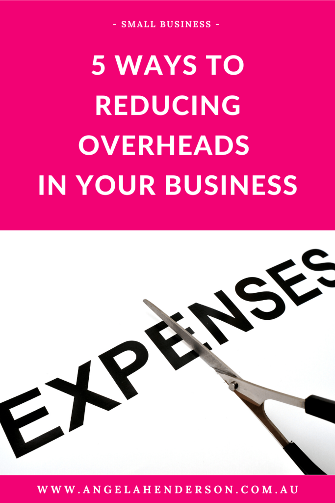 reducing overheads in your business