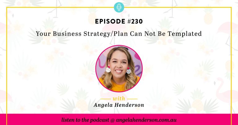 Your Business Strategy/Plan Can Not Be Templated – Episode 230